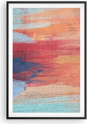 Produktbild von Gerahmtes Poster - Schwarzer Rahmen - Die Farben Farben Abstraktion - 61x91,5 cm - Wand Bild - Wanddeko - Wandbilder - Kunstposter - Wandposter - Bilderrahmen - Bilder - Kunstdruck - P2BPA61x91-5069