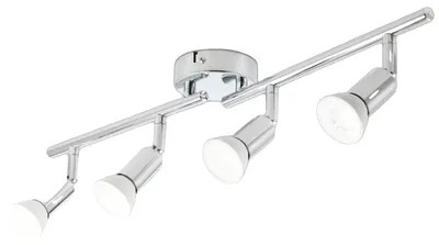 Produktbild von Deckenstrahler, drehbares Design, GU10-Kompatibilität, Silber, Keine Glühbirne
