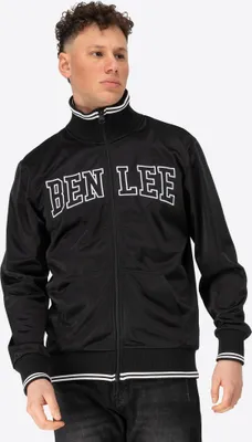 Produktbild von Herren Trainingsjacke normale Passform TROY Black/White M BENLEE