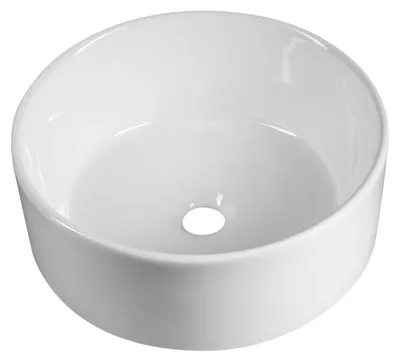 Produktbild von Keramik-Waschbecken zum Aufsetzen, Durch. 40cm, Weiß