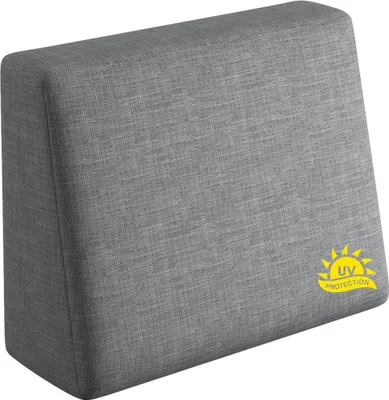 Produktbild von sunnypillow Palettenkissen mit abnehmbarem Bezug UV - beständig Seitenkissen 60x40x20/10cm Grau