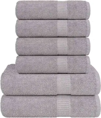 Produktbild von "2026 Promotion" 6-tlg. Handtuch-Set FROGN Grau 360 g/m² - Handtücher CC496