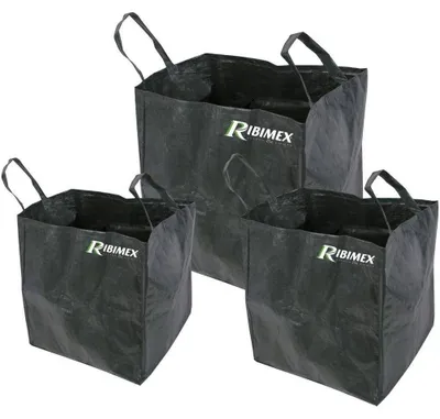 Image de Lot de 3 Sacs de Jardin 70L / 100L / 170L - Multifonctions - Pratiques pour le Jardinage - D-Work