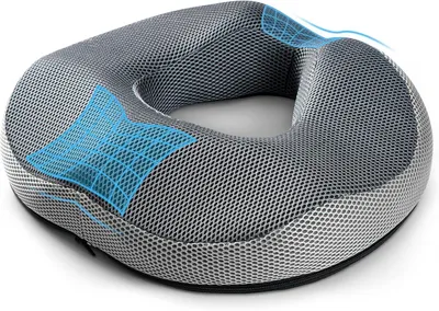 Produktbild von Orthopädisches Sitzkissen, Memory Foam Sitzkissen, Bürostuhl Kissen, Ergonomisches Stuhlkissen, Sitzring Steißbein Entlastung, Sitzring Nach Op