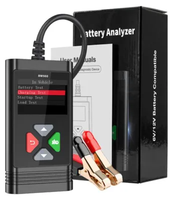 Batterietester 6V/12V, Autobatterie-Analysator mit TFT-Display