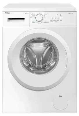 Produktbild von Amica WA 462 020 Freistehende Waschmaschine, Frontlader, Weiß, , Schleuder, 1000 U/min, 6 kg Fassungsvermögen, 74 kWh/100 Zyklen, 43 Liter/Zyklus, 54 dB Waschlautstärke, 59,5 cm Breite, Startzeitvorwahl