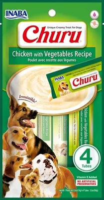 Obrázek produktu pro Churu Dog Chicken with Vegetables 4x14g