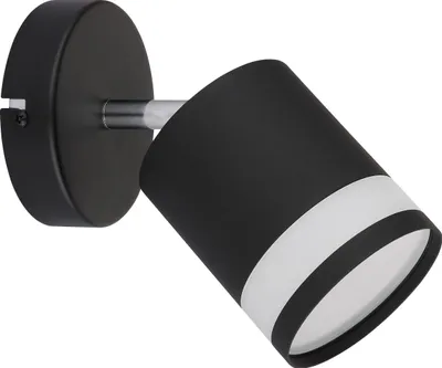 Immagine prodotto di Lampada da parete a LED, nera, regolabile, H 15 cm