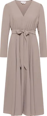 Image de Robe longue à manches longues RISA - gris. Taille L