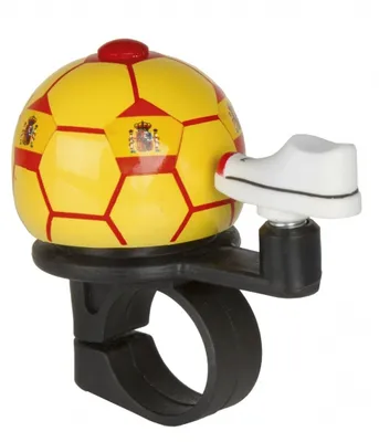 Produktbild von M-Wave Soccer Fahrradklingel Mini Fußball Fahrradhupen Fahrradglocke Deutschland Spanien Griechenland Brasilien