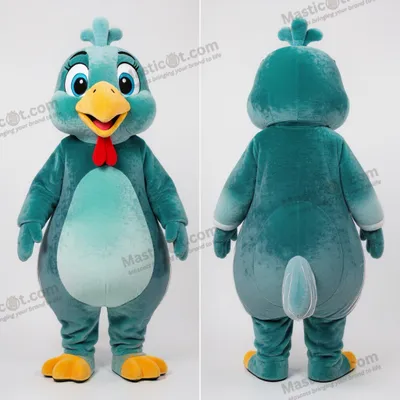 Productafbeelding van Taling blauwe parelhoen mascotte MASTICOT