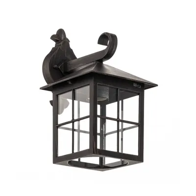Produktbild von Lindby Außenwandleuchte Ida, rostfarben, Laterne, 34 cm, E27