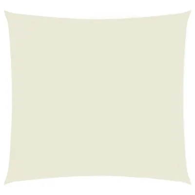 Produktbild von vidaXL Sonnensegel Oxford-Gewebe Quadratisch 5x5 m Creme