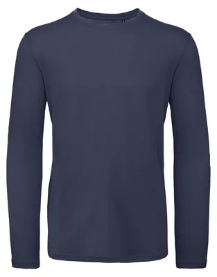 Produktbild von B&C Herren T-Shirt Inspire, langärmlig FK130 (L) (Urbanes Marineblau)
