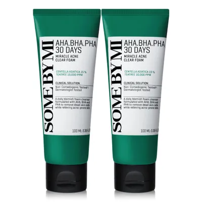 Immagine prodotto di SOMEBYMI Detergente viso per acne, peeling schiumogeno, schiuma purificante per l'acne