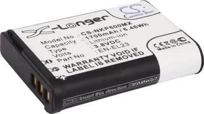 Produktbild von Akku für Nikon Coolpix (equ.EN-EL23) 1700mAh