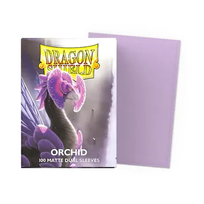 Image de Pochettes mates duales pour cartes Orchidée, 100 pièces, opaques
