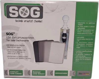 Produktbild von SOG Typ F (C250/C260) schwarz Toilettenentlüftung