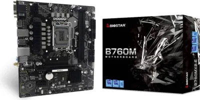 Produktbild von Biostar B760MX2-E D4, Intel, LGA 1700, Intel® Core™ i3, Intel® Core™ i5, Intel® Core™ i7, Intel® Core™ i9, DDR4-SDRAM, 64 GB, DIMM