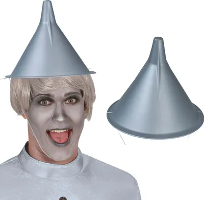 Immagine prodotto di Film Carnevale Metallizzato Copricapo Argento Cappello Magico Mondo delle Fiabe Costume Adulto Evento Festa Teatro Personalizzato Creativo, Colore: Argento