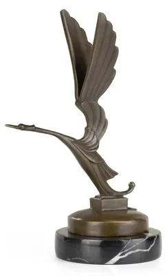 Obrázek produktu pro BJ-66 BRONZOVÁ ART DECO MASKOTKA DĚLSKÉHO VOZIDLA 9 x 16,7 mm