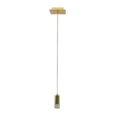 Zdjęcie produktu dla Lampa wisząca LED Mentin złota 5W Ciepła biel 350lm metal wym:120x7x7cm IP20 Italux