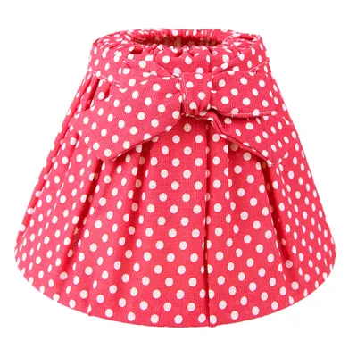 Obrázok produktu pre Clayre & Eef Tienidlo Ø 25x16 cm Červené biele ľanové bodky