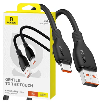 Produktbild von Baseus USB-A zu USB-C Kabel Typ C 100W Schnelles Laden 2m Robuster Kabel