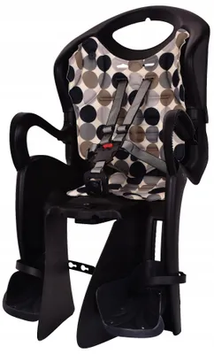 Produktbild von Bellelli Tiger Fahrradkindersitz für Rahmenmontage schwarz