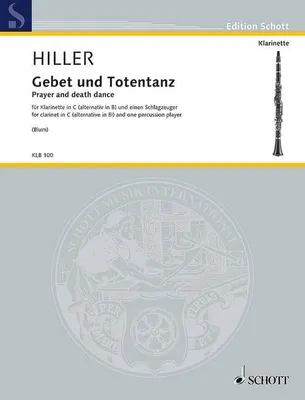 Produktbild von KLB100 Gebet und Totentanz für Klarinette und Schlagzeug Partitur und Stimme