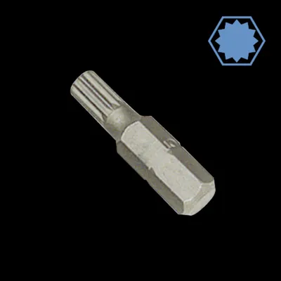 Immagine prodotto di Inserto Spline M8 in Acciaio S2, Bit Vielzahn 1/4"