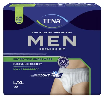 Produktbild von Tena Men Premium Fit Protective Underwear 10Uds