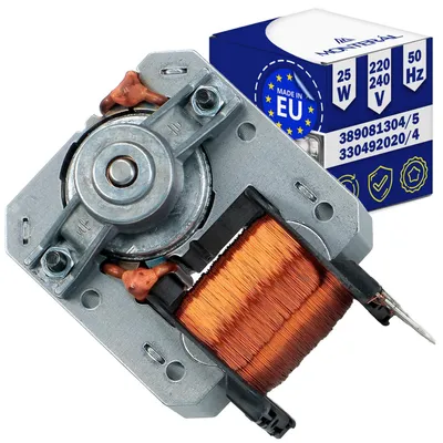 Heißluftgebläsemotor 25 W, 220-240 V, 50 Hz, Ersatz 3890813045