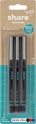 Produktbild von Tintenroller Y-04-04-02 sortiert 3 Stück Packung mit 10 Stück