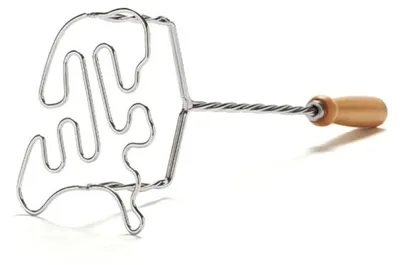 Produktbild von Kartoffelstampfer mit Holzgriff 37 cm