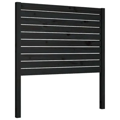 Obrázok produktu pre vidaXL Čelo postele čierne 96x4x100 cm Masívne borovicové drevo