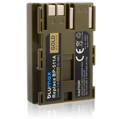 Produktbild von Blumax Akku passend für Canon BP-511 EOS 50D D60 MV700 750 2040 mAh (7,2V)