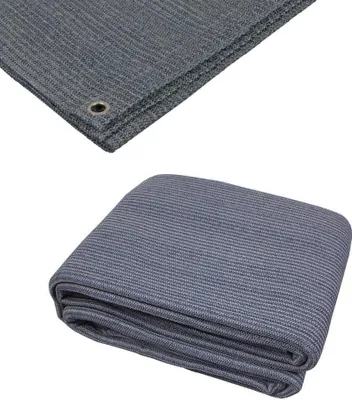 Produktbild von Vorzelt-Teppich 4x4Meter=16qm mit Ösen Dometic 9120000470 blau-grau für Vorze...