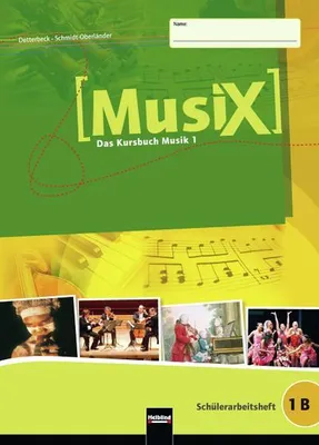Obrázek produktu pro MusiX 1. Schülerarbeitsheft 1B. Ausgabe Deutschland