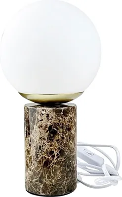 Produktbild von Nordlux Lilly Tischleuchte Marmor & Glas Marble-braun E14 Fassung 2213575018