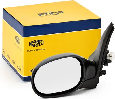 Produktbild von MAGNETI MARELLI 351991109910 Außenspiegel Seitenspiegel Links passend für PEUGEOT 206 Schrägheck (2A/C) Asphärisch Grundiert Elektrisch