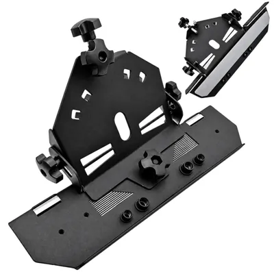 Produktbild von Winkelschleifer-Aufsatz 45° für 115/125 mm – Gehrungshilfe für Fliesen und Feinsteinzeug
