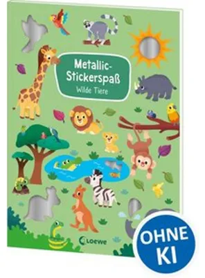 Obrázek produktu pro Metallic-Stickerspaß - Wilde Tiere