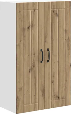 Zdjęcie produktu dla Szafka ścienna vidaXL LUCCA z drewna dębowego Artisan, 60 x 31 x 100 cm, materiał drewnopochodny