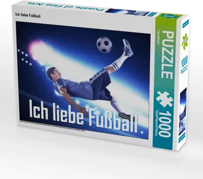 Produktbild von CALVENDO Puzzle Ich liebe Fußball | 1000 Teile Lege-Größe 64x48cm Foto-Puzzle für glückliche Stunden