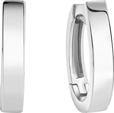 Produktbild von V Creolen 925/- Sterling Silber 1,8cm weiß 371210222
