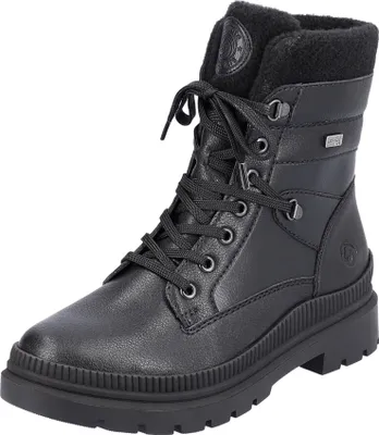 Image de Remonte bottines à lacets pour femmes en noir noir 262-00-01612