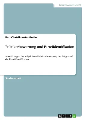 Produktbild von Politikerbewertung und Parteiidentifikation