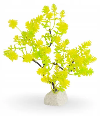 Produktbild von Aquarium Pflanzen Künstlich, 22 cm Kuenstlich 22 cm mit Natursteingewicht