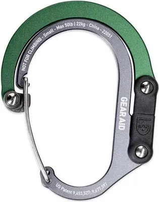 Image de Gear Aid Heroclip Mousqueton Vert S Vert S